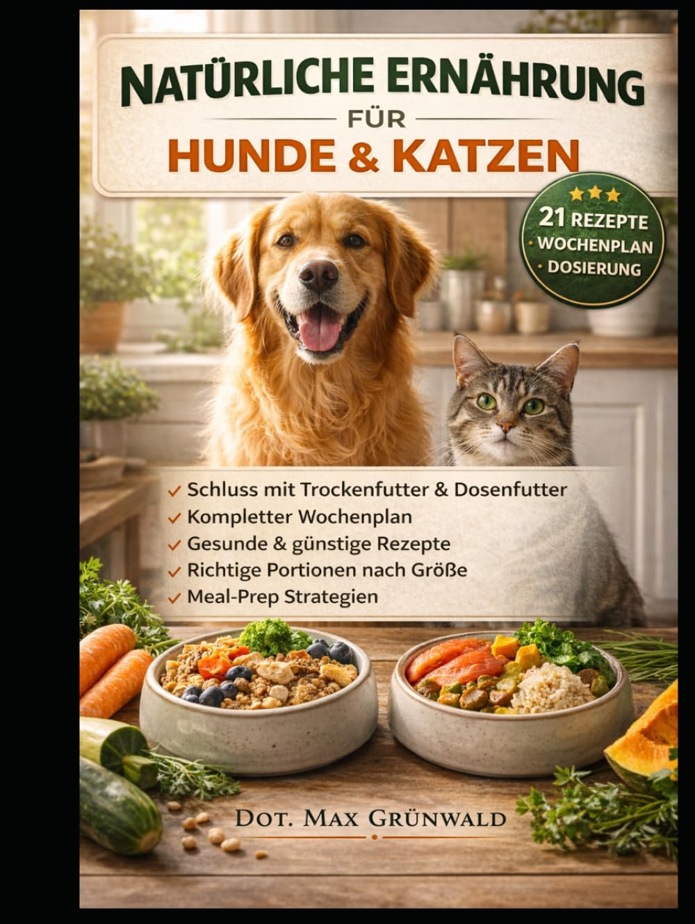 NATÜRLICHE ERNÄHRUNG FÜR HUNDE & KATZEN: Schluss mit Trockenfutter & Dosenfutter