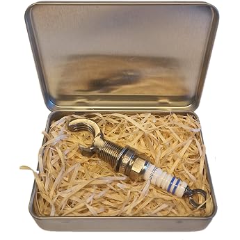 Elbkr&auml;mer Bottle Opener Made of Spark Plug and Steel - Handmade in Germany in Gift Box An Original Practical Gift for Car Fan