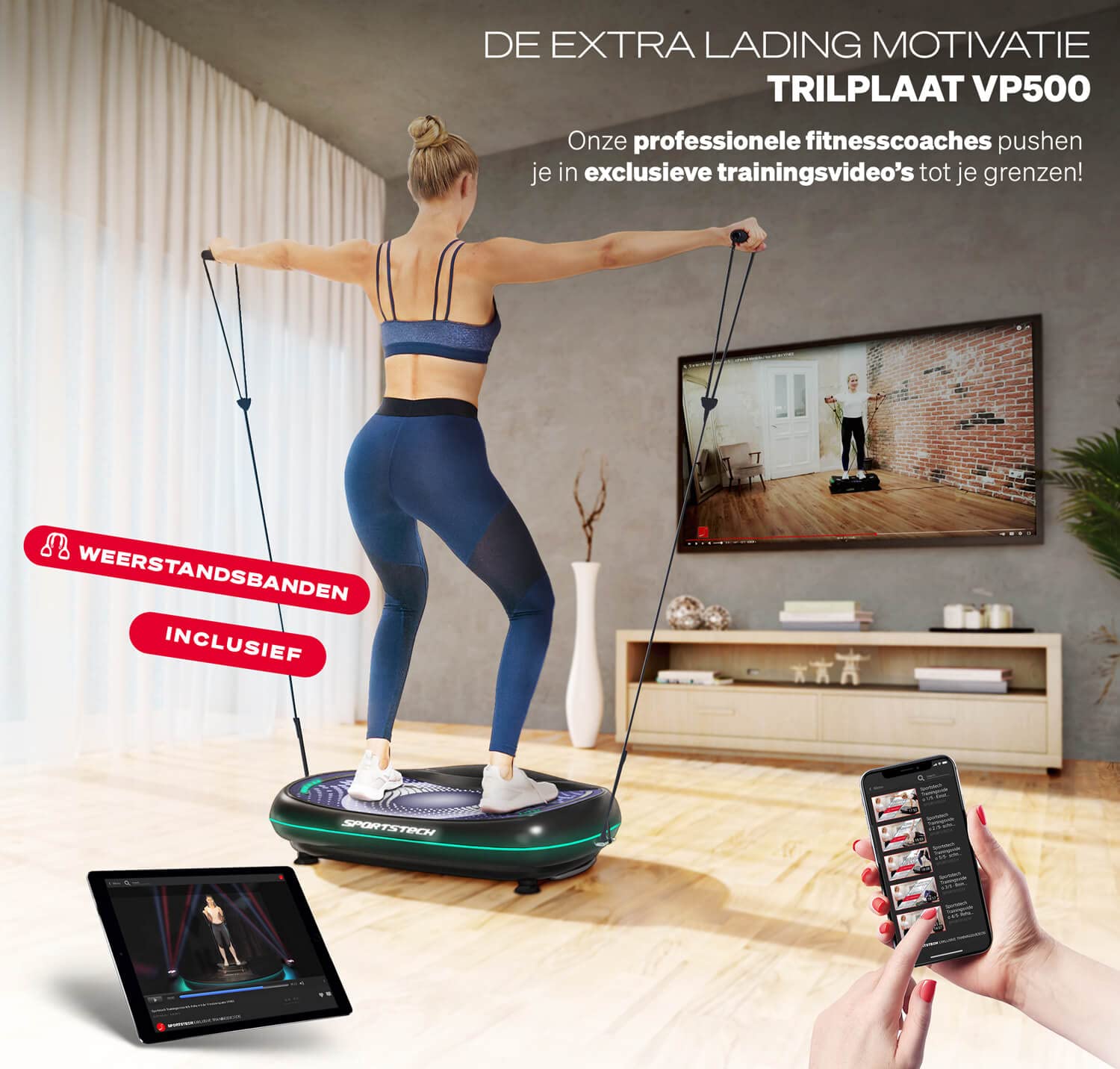 AGM Power Plate Gym Fitness Machine with Bluetooth Speaker Unisex Vibration Trainer for Weight Loss & Body Toning 21LB, [Black/3 Modes