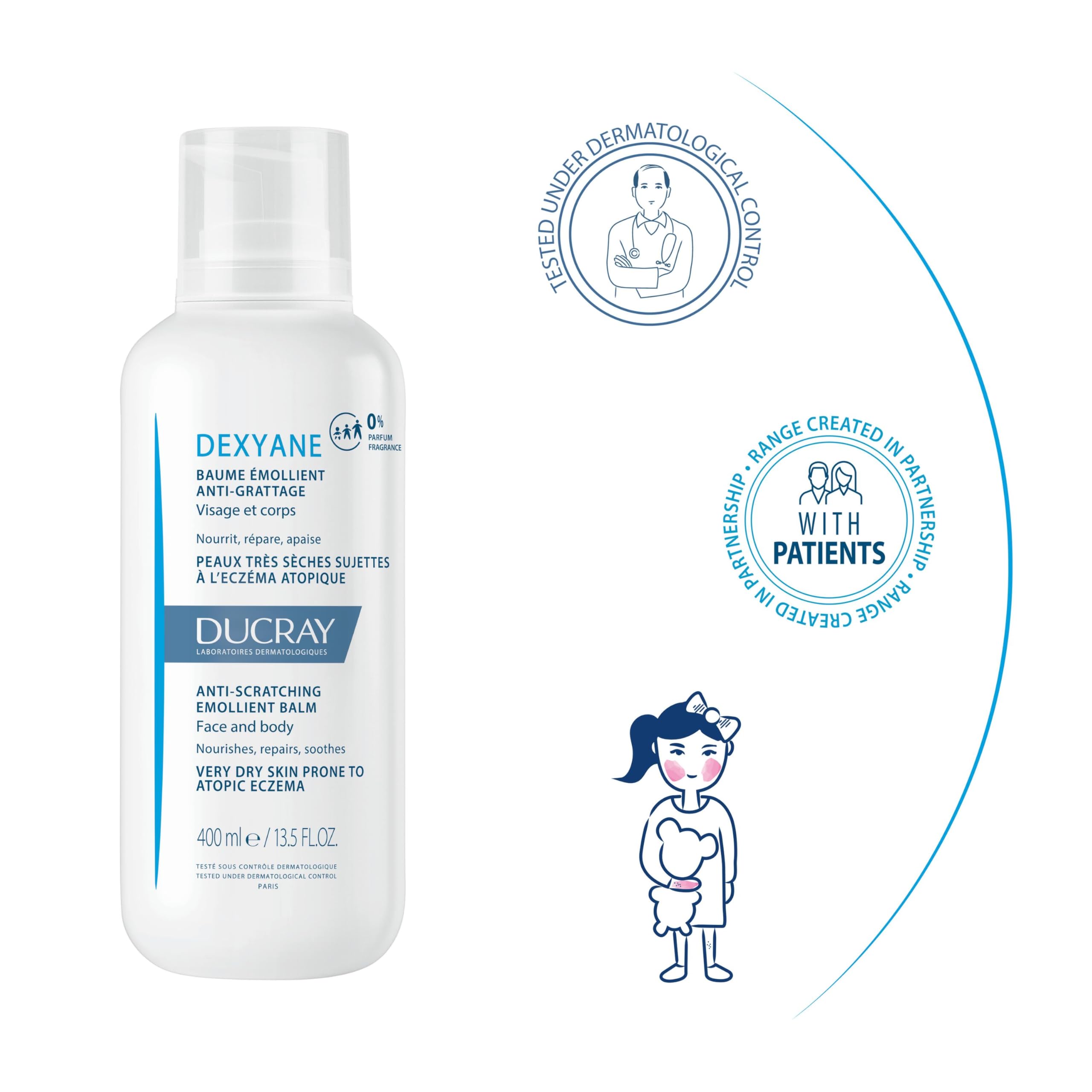 Ducray Dexyane Balm Atopik Ciltlere Özel Nemlendirici Balsam (400 ml)