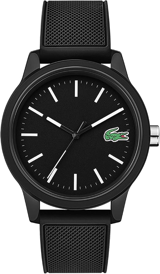 Amazon.com: Lacoste 12. Reloj casual de cuarzo TR90 y correa de goma, color  negro (modelo: 2010986) : Ropa, Zapatos y Joyería