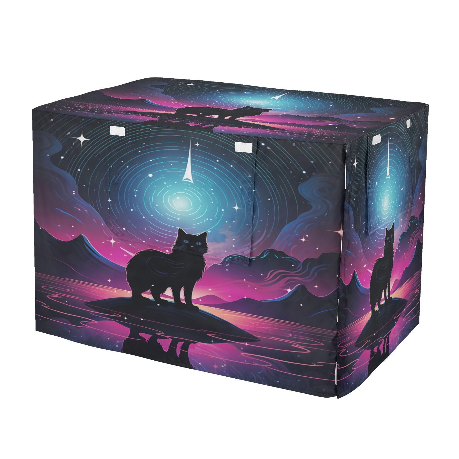 Housse imperméable pour cage chien et chat Art De Chat Starlight, protection intérieur extérieur