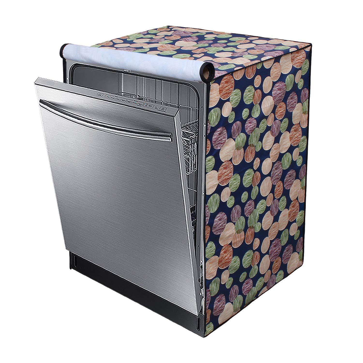 DREAM CARE Waterproof & Dustproof Dishwasher Cover for 12, 13 & 14 Place Setting of Bosch, LG, IFB Neptune, Hafela, Elica, Faber, Godrej, BPL, Kaff, Hindware, (WxDxH) 66x66x102 CM