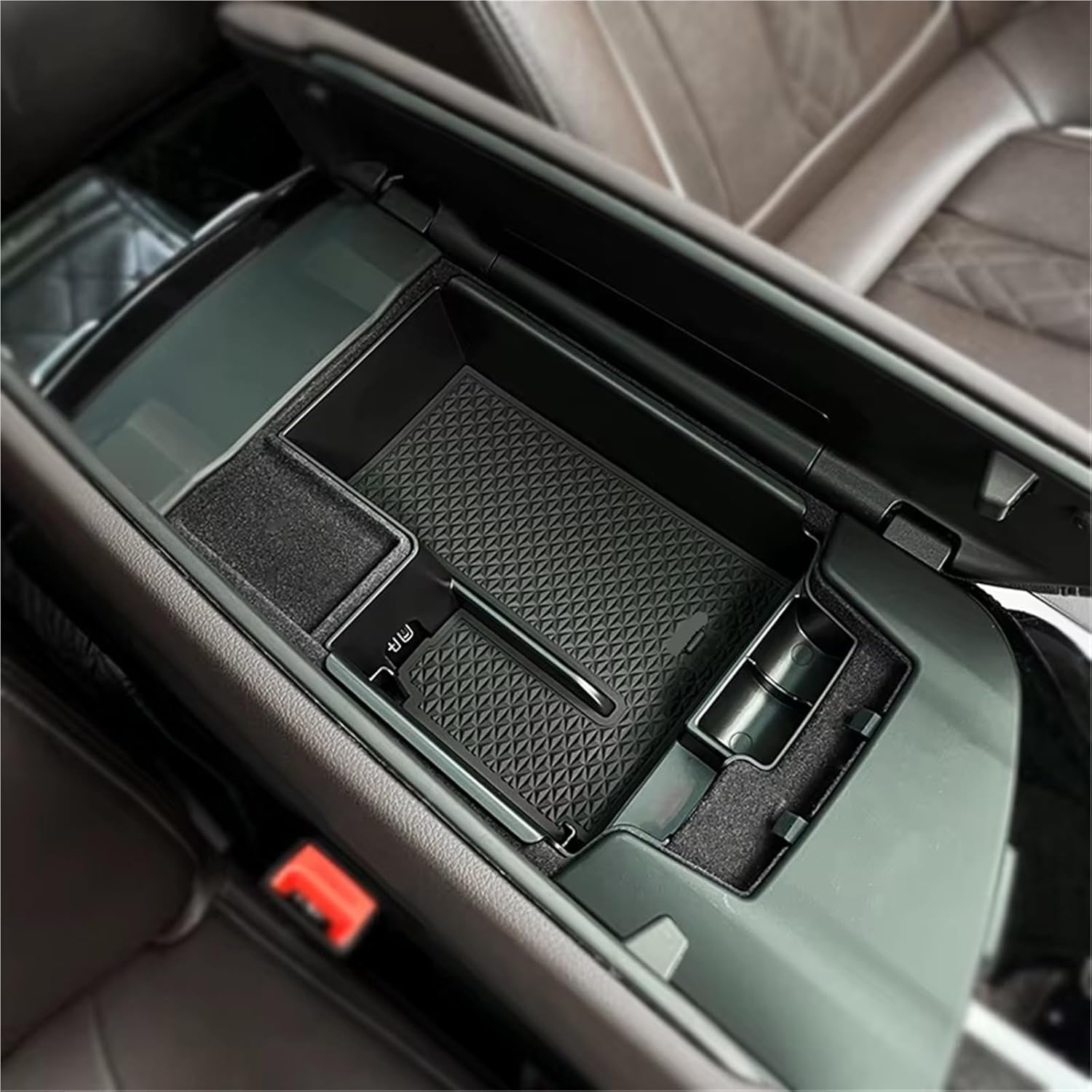 Glove Box Storage for 5 Series Accessories G30 G38 2020 2021 2022 2023 for 6 GT Storage Box Car Central Armrest ABS Storage Box Organizer