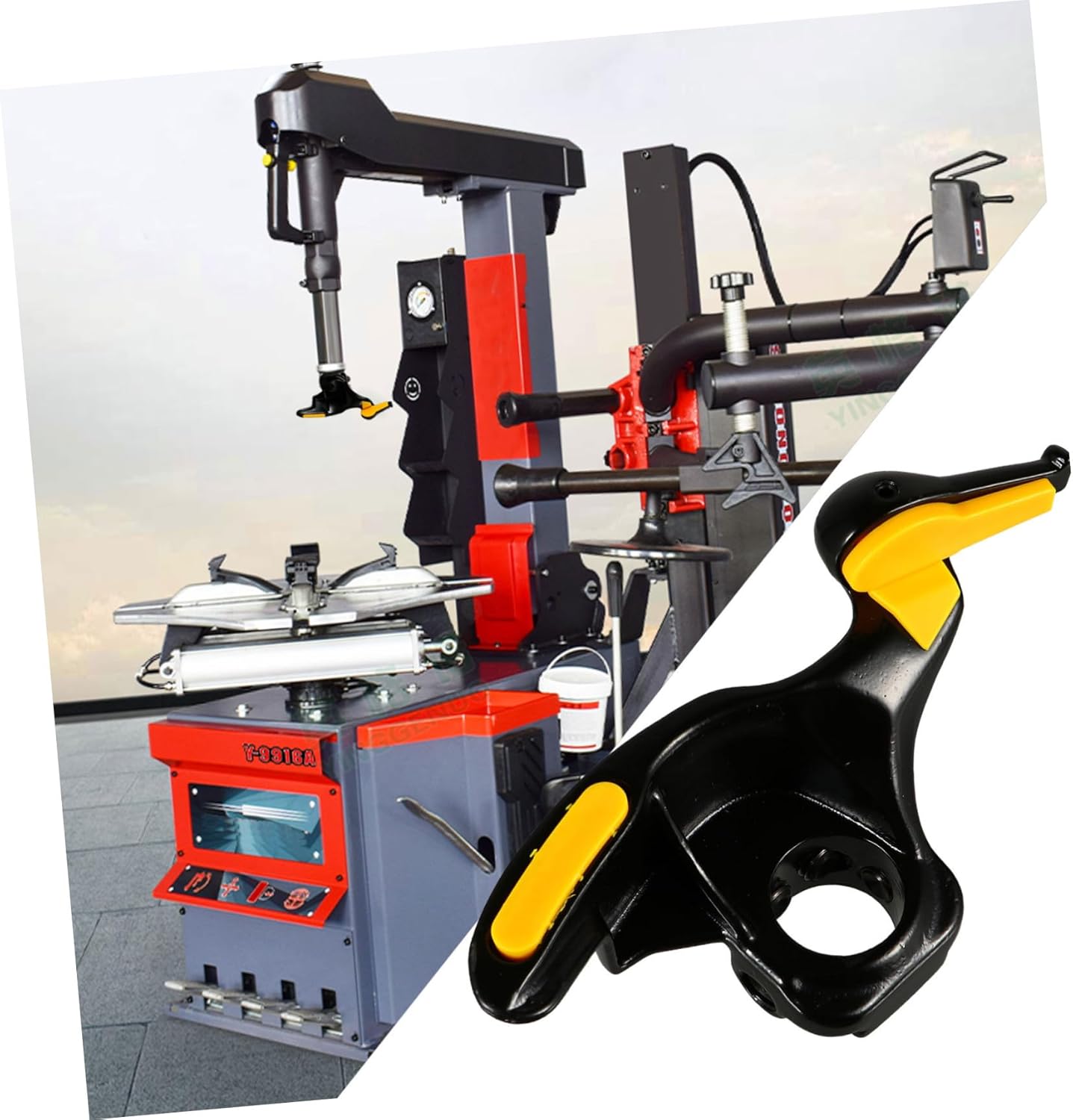 High-Strength Tire Changer Head for Car Tire Mounting and Dismounting Sturdy Replacement Parts for Automotive Use