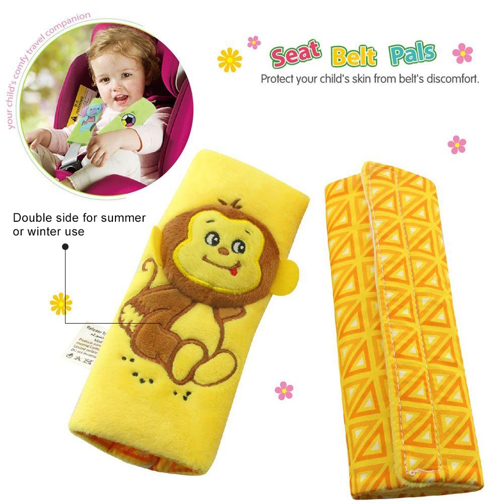 Infant and Baby Car Seat Strap Covers,Stroller Belt Covers,Head Support, Shoulder Pads