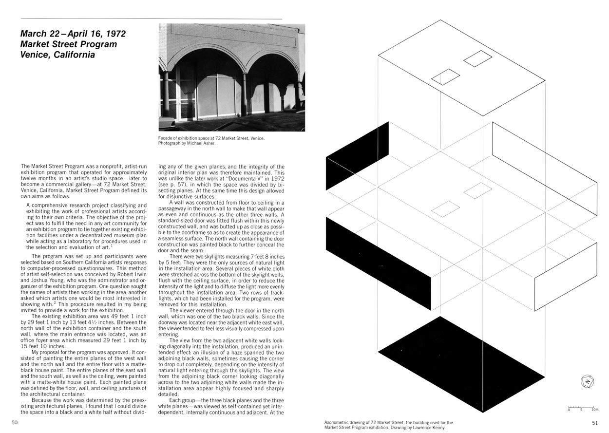 Michael Asher: Writings 1973-1983 on Works 1969-1979