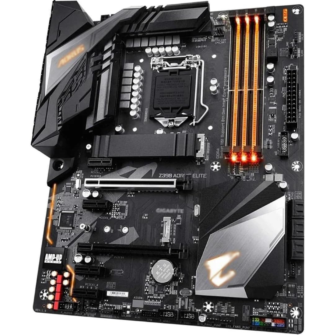 Core i9-9900K CPU ➕ Z390 AORUS ELITE Placa-Mãe Z390 AORUS Elite Soquete 1151 Chipset Z390 Express DDR4