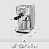 Sage - The Bambino Plus - Machine à Café Compacte avec Mousseur à Lait Automatique - 9 Bars, Réservoir 1,9L - Machine Expresso, 3 Réglages de Texture & Température - Truffe Noire - 6