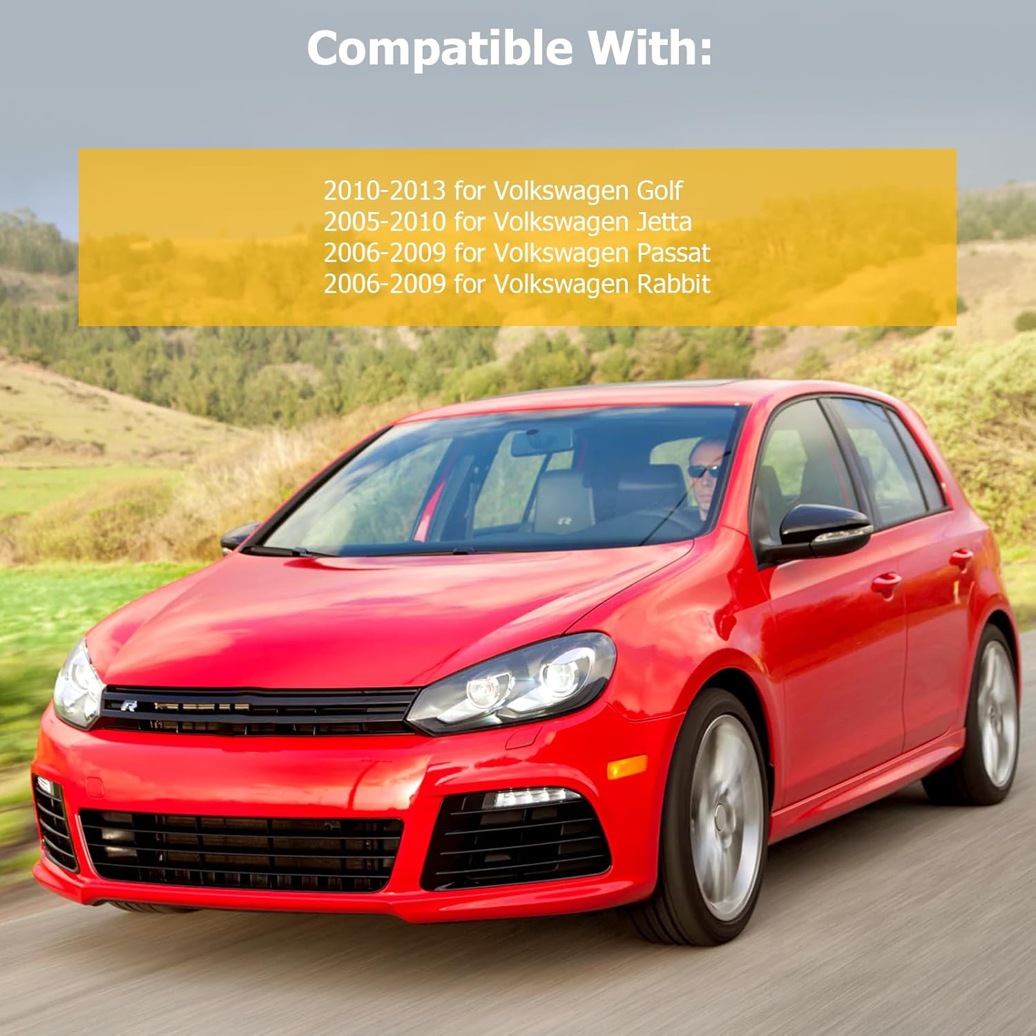 2PCS Front Complete Struts Assembly w/Coil Spring and 2PCS Rear Shock Absorber Fit for 2005-2010 for Volkswagen Jetta 2010-2013 for Volkswagen Golf 2009-2017 for Volkswagen CC Replace 172311 5611