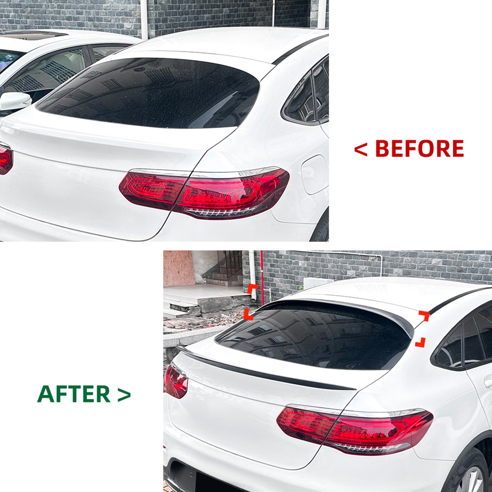 Aileron de coffre arrière pour Mercedes Benz Classe GLC Coupé C253 2016-2022