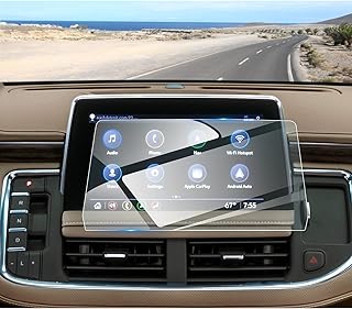 2021 2022 2023 Tahoe Screen Protector for Chevrolet Tahoe (LT/RST/Z71/Premier/High Country) 10.2 Inch Touch Screen, 2023 Chevy Tahoe Tempered Glass 9H Hardness 2023 Chevy Tahoe Display 10.2In