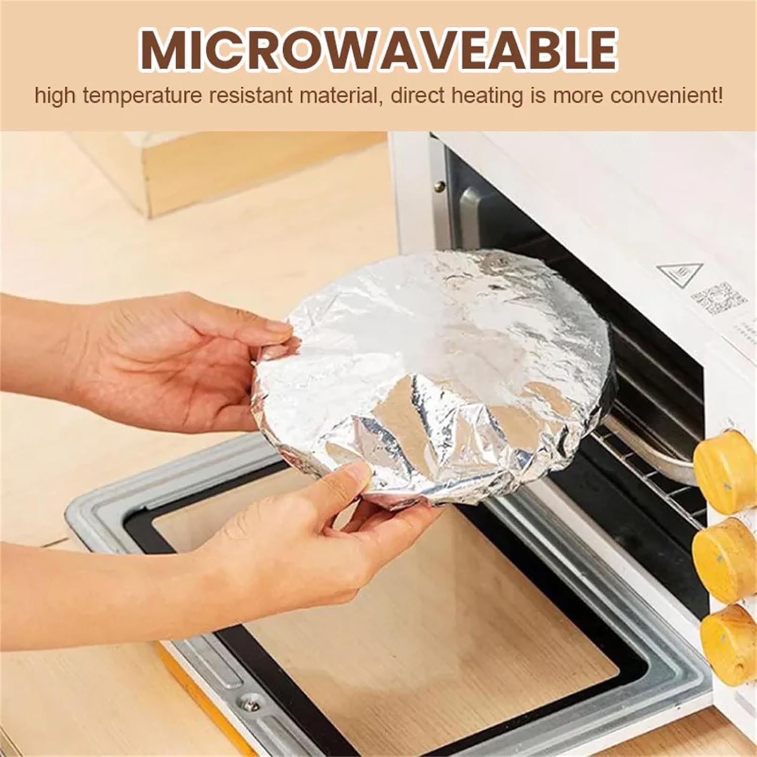 Papel de aluminio repetible, cubierta aislante, papel de aluminio, cubierta de alimentos para cocina (20)
