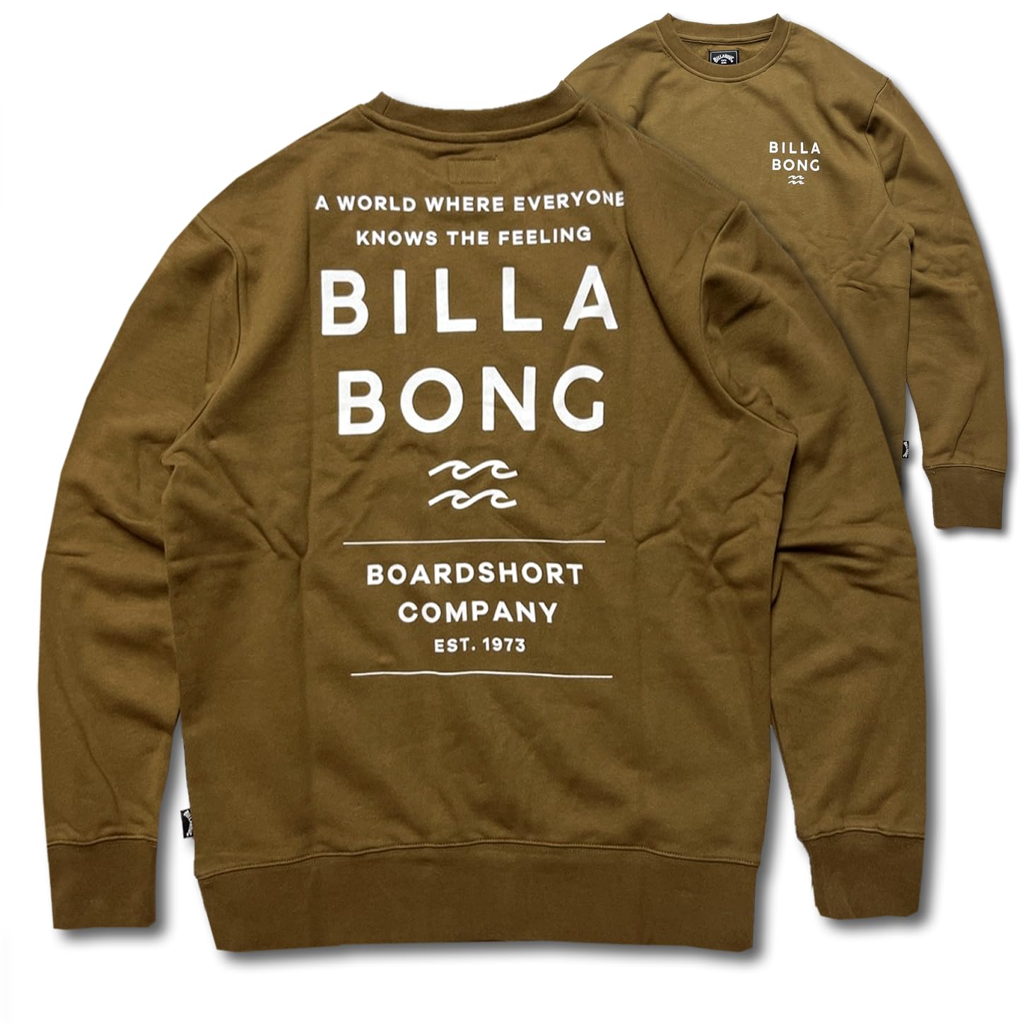 [ビラボン] 2024年秋冬 メンズ トレーナー スウェットシャツ サーフブランド トップス ロゴプリント バックプリント E012-021