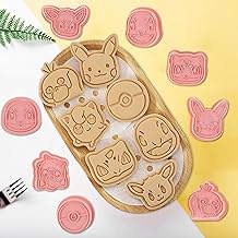 16 Pieces 3D Cookie Cutters Cutters Plastic Cartoon Cookie Cutter Animal Cookie Cutter for Pastry Chocolates Cookie Fondant Biscuits Cakes