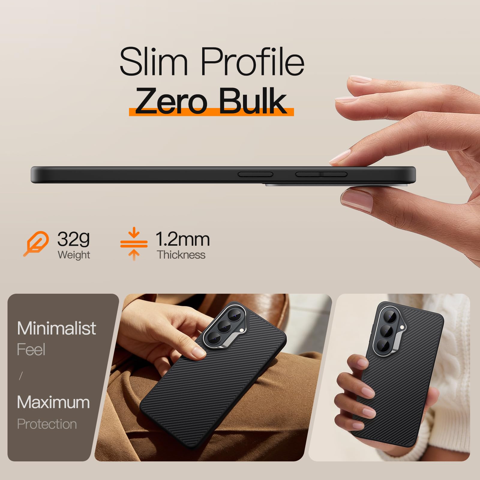 JETech pour Samsung Galaxy S26 Protection D'écran avec Protecteur d'Objectif de Caméra et Coque Magnétique Ultra Fine Groupe
