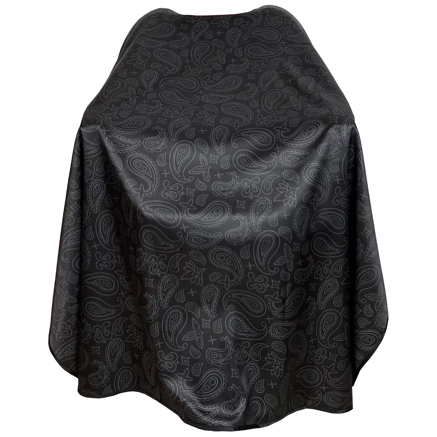 Pelocapa Barber Cape for Men, Haircut Cape with Snaps, Professional Salon Cutting Cape, Large Waterproof Hairdressing Cape Gown Apron for Hairstylist- 63”× 56”(Black Pattern)