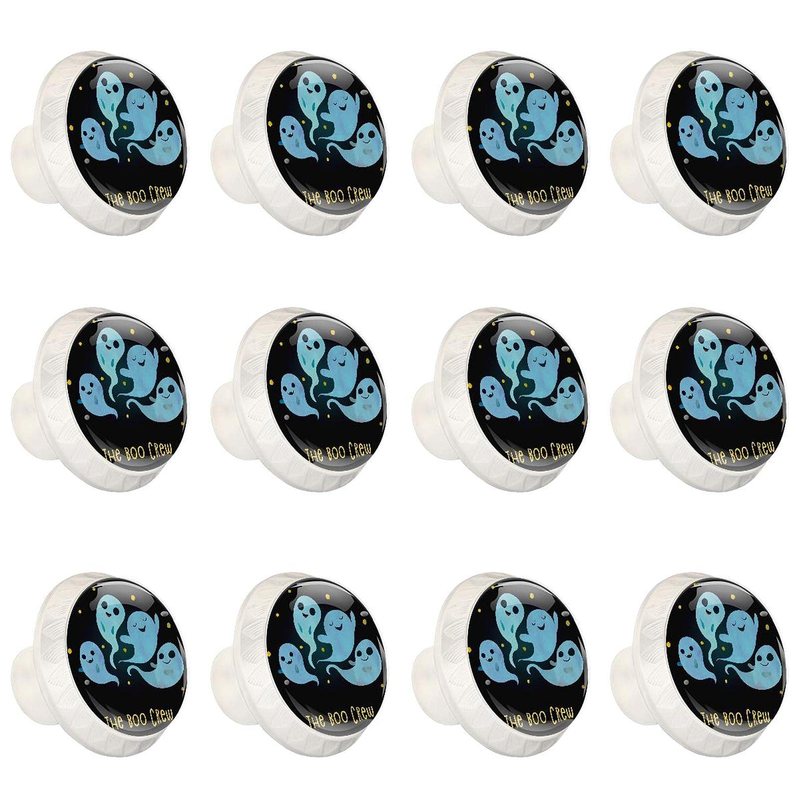 Boutons décoratifs ronds pour poignée de placard tiroir commode cuisine x12