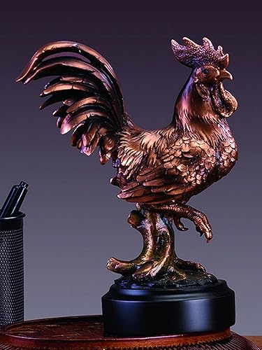 Miniatura 2 de Estatua de gallo (S) - Figura con acabado de bronce