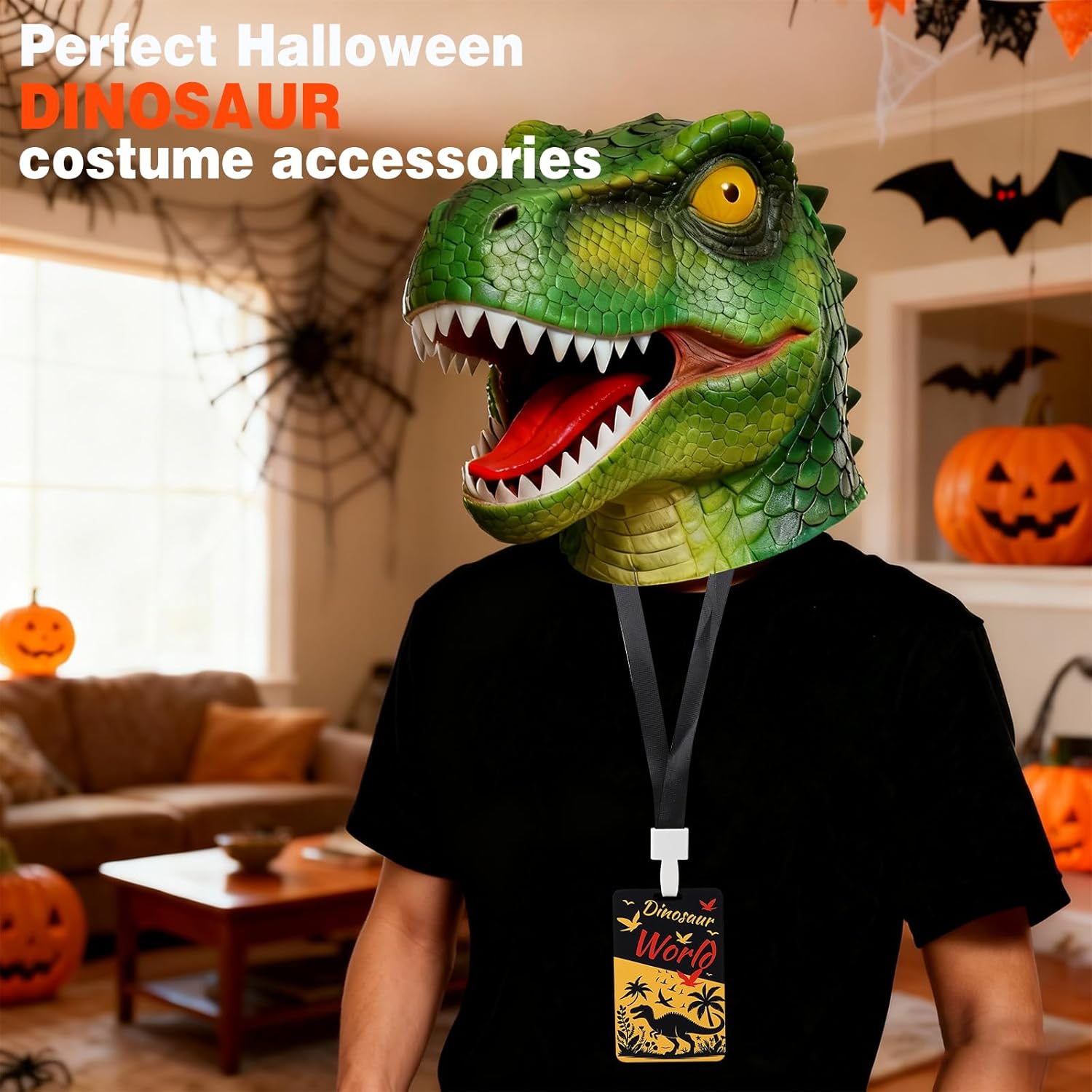 50 Sets Dinosaur Paleontologist Pass Cards with Badge lanyards, VIP Passes with Lanyard for Dinosaur Explorer Activity Zoo Jungle Party Dinosaur Theme Birthday Party Supplies Career Day Party