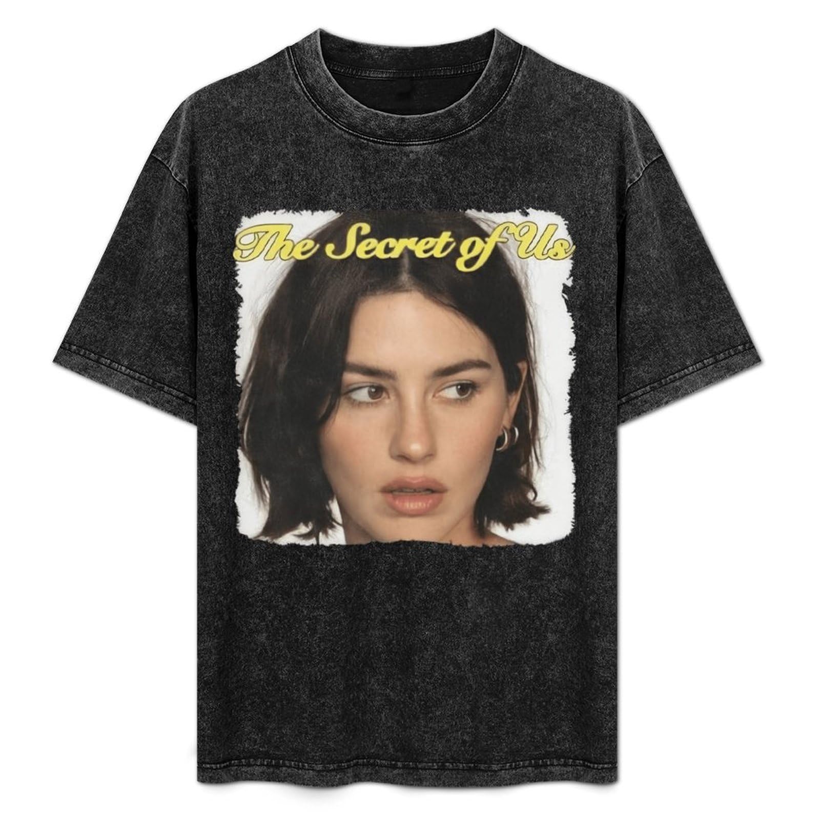 Women's T-Shirt Washed Shirts Basic Tshirt for Women Comfortable Short Sleeve Loose T Shirt