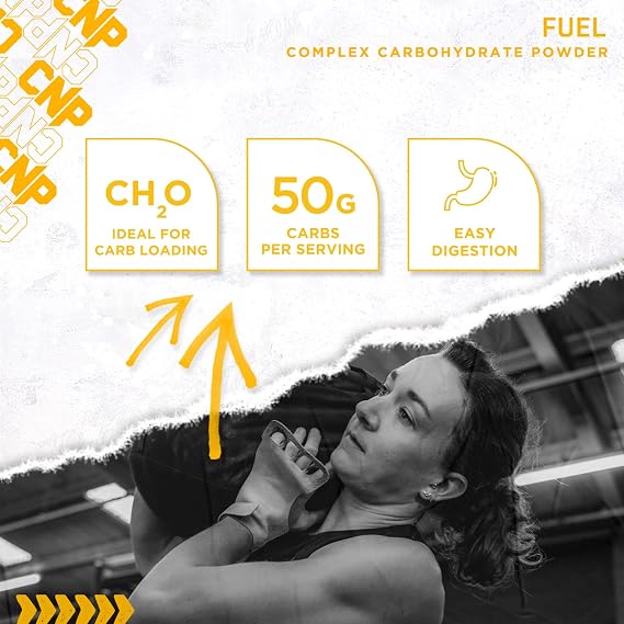 CNP Professional Fuel, Complex Carbohydrate Powder with CH20, 50g Carbs, Easy Digestion, 1.8kg, 36 Servings, Unflavoured (Pouch)