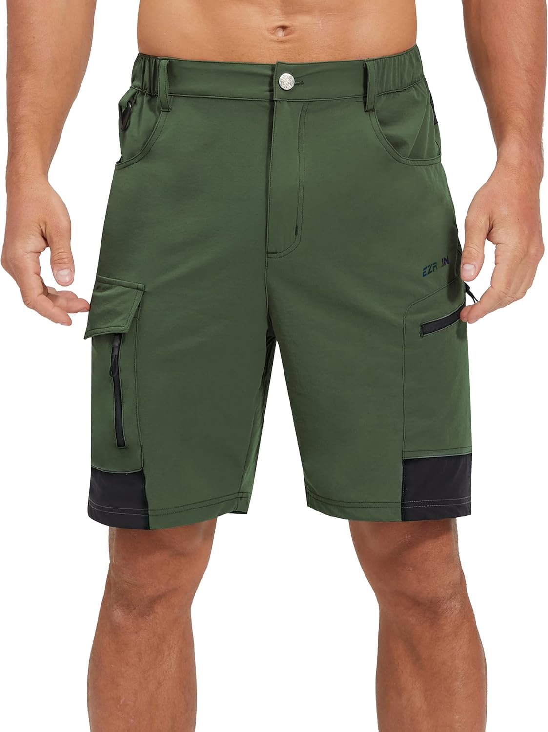 EZRUN Men's Hiking Cargo Shorts Quick Dry Golf Outdoor Work Tactical Shorts with Multi Pocket for Fishing Travel
