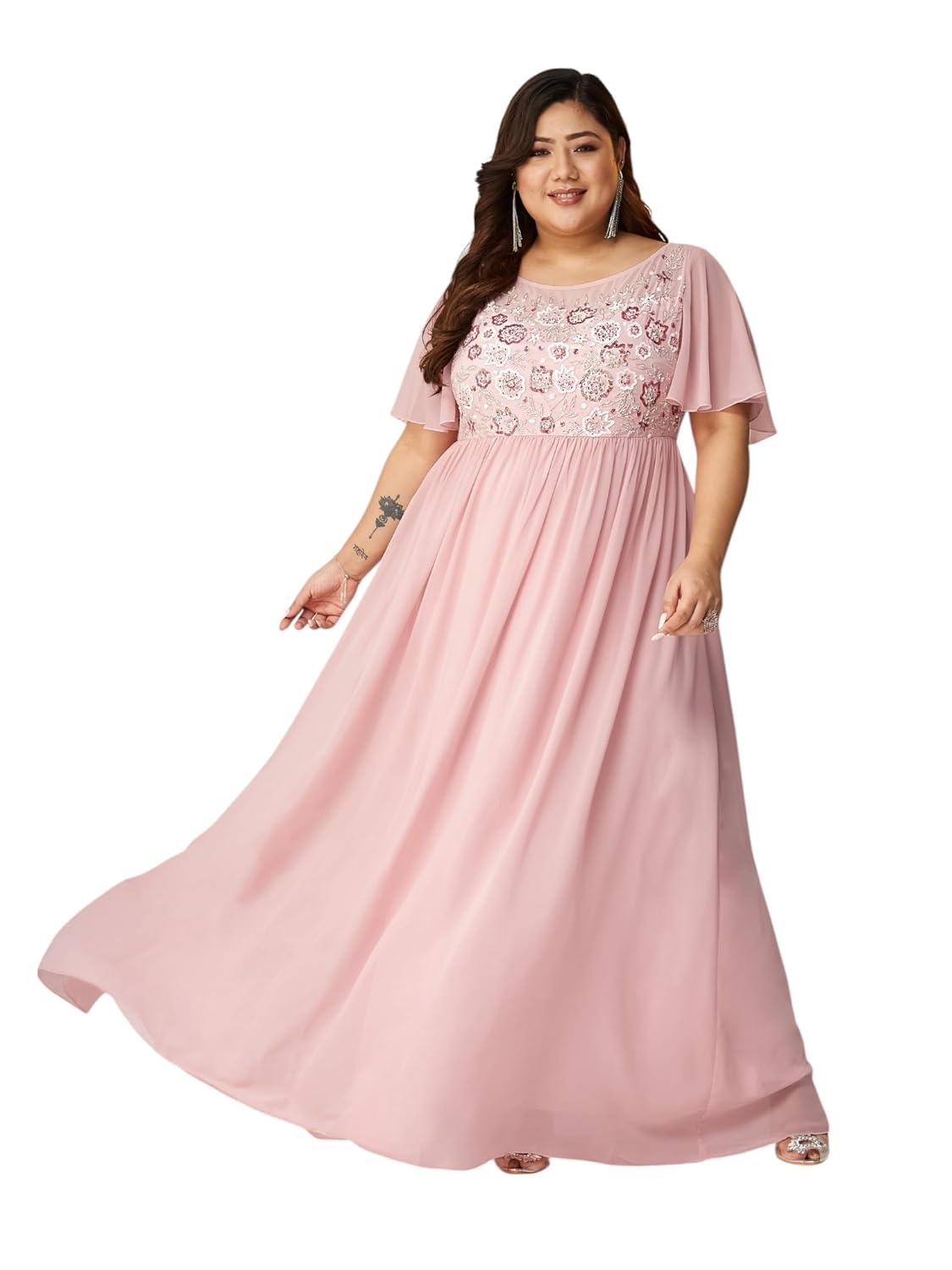 Miss Chase A+ Women's Embellished Maxi Dress - Review, Price and Buying Guide