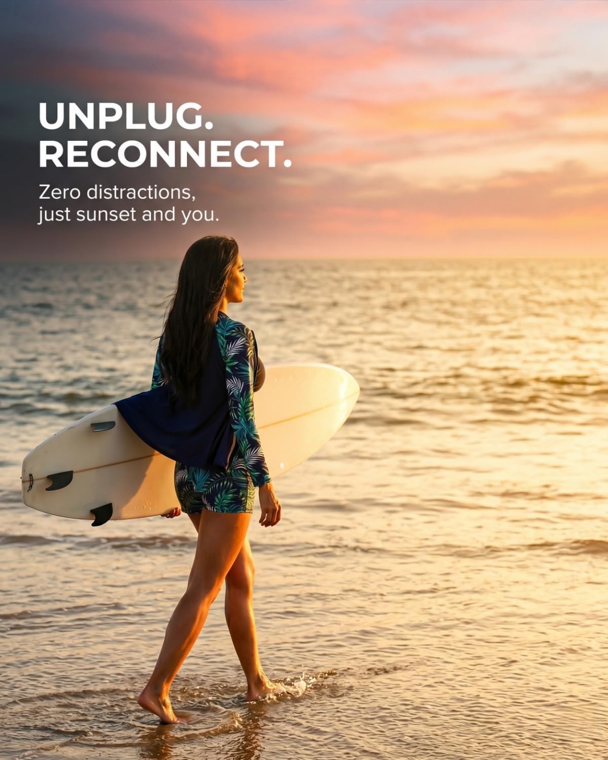 Holipick 2 Piece Rash Guard for Women - Long Sleeve Swimsuit with Shorts UPF 50+ Zipper Swim Shirt