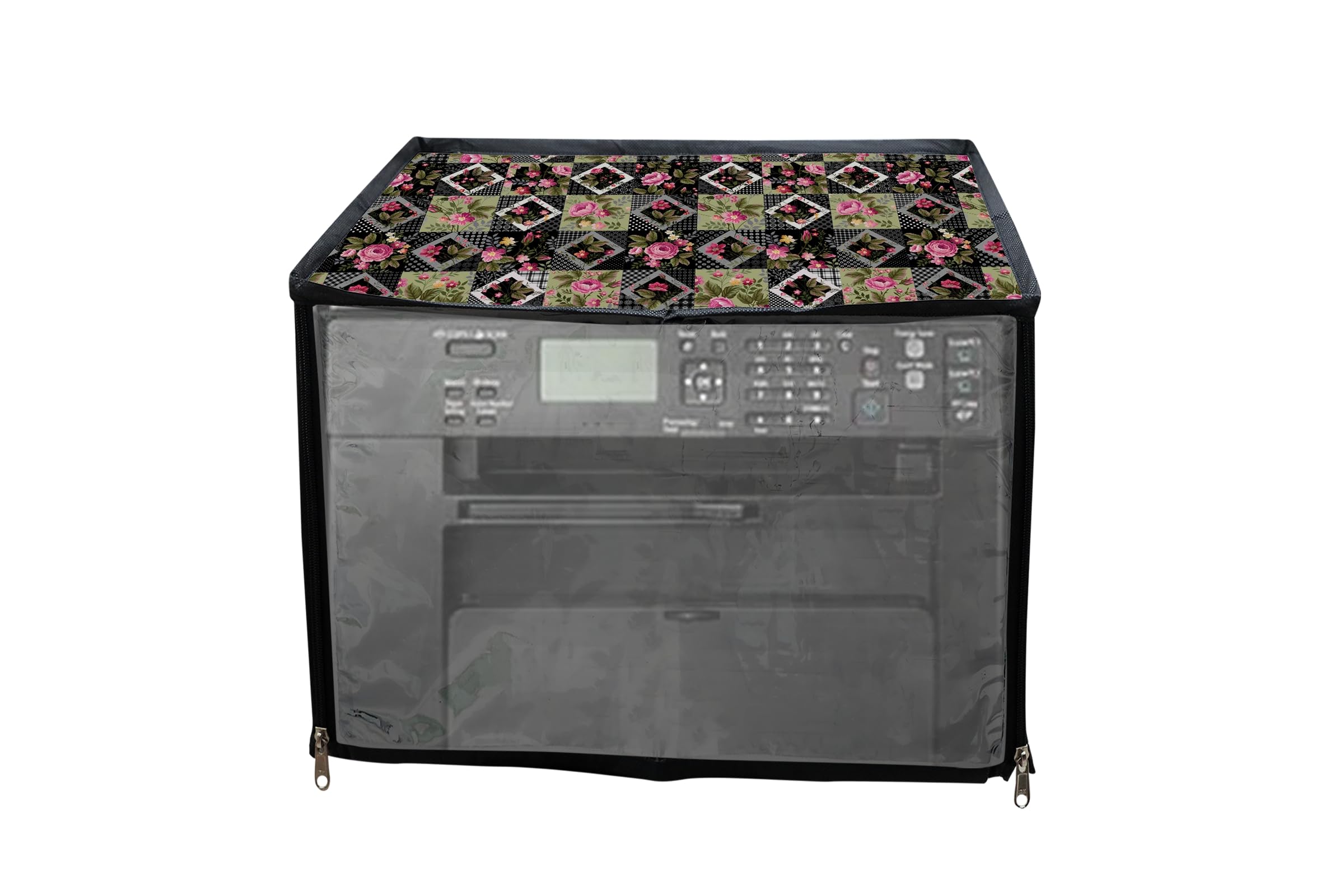 JMT Beautiful PrintedPrinter Cover Suitable for Canon Image Class MF 4820 Laser Printer (Hara Check Print)-image-49