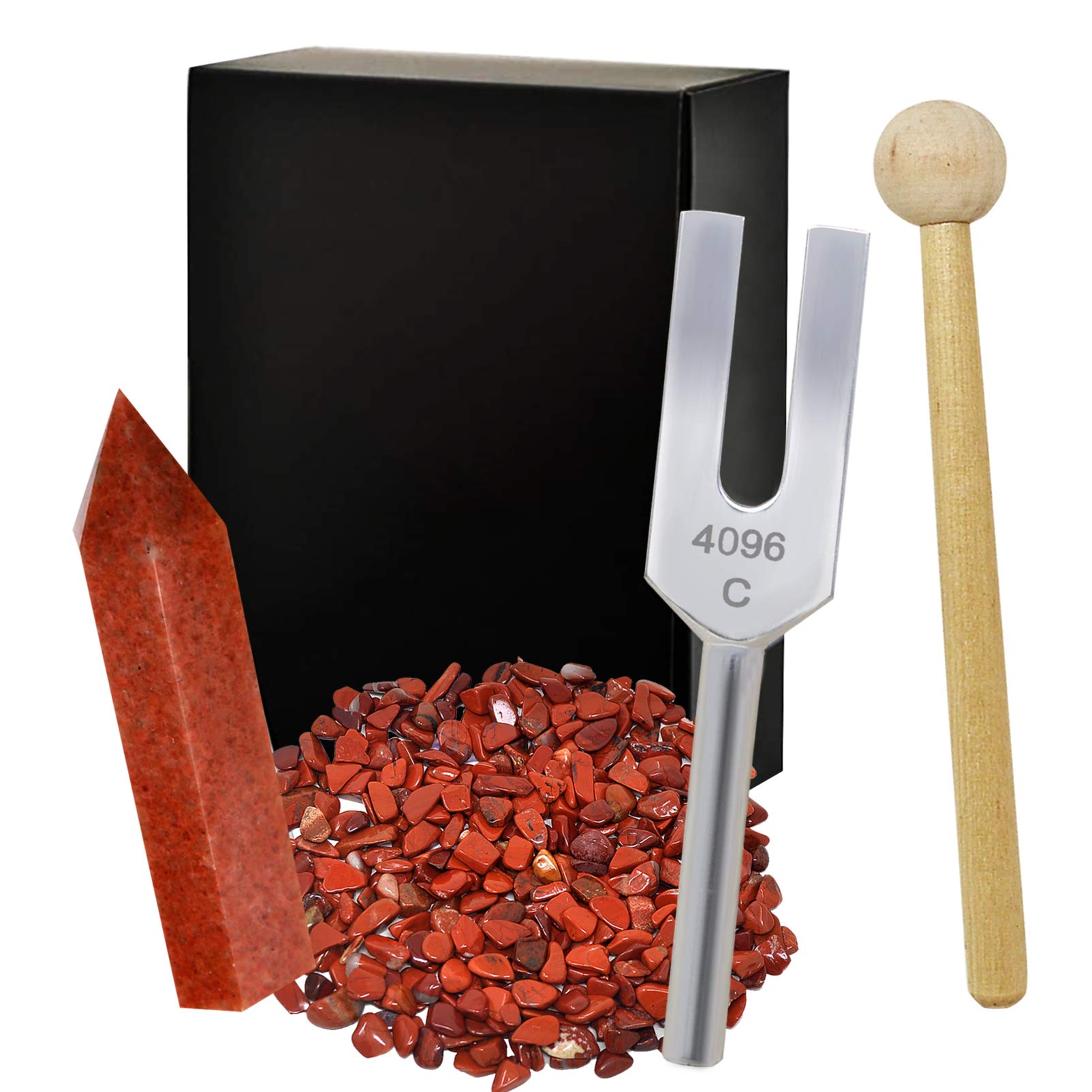 Amazon | クリスタルチューナー 4096Hz 音叉 天然水晶 浄化用 5