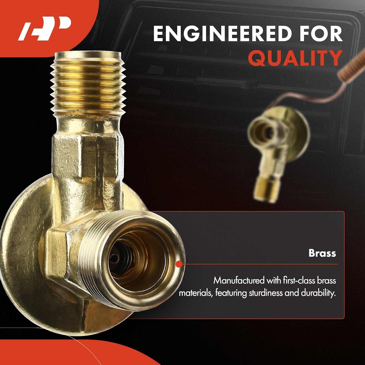 A-Premium Rear AC Expansion Valve Compatible with Chevrolet Suburban 1500/2500, Suburban 1500/2500 & GMC Yukon XL 1500/Yukon XL 2500/Yukon XL 1500/Yukon XL 2500 & Cadillac Escalade ESV