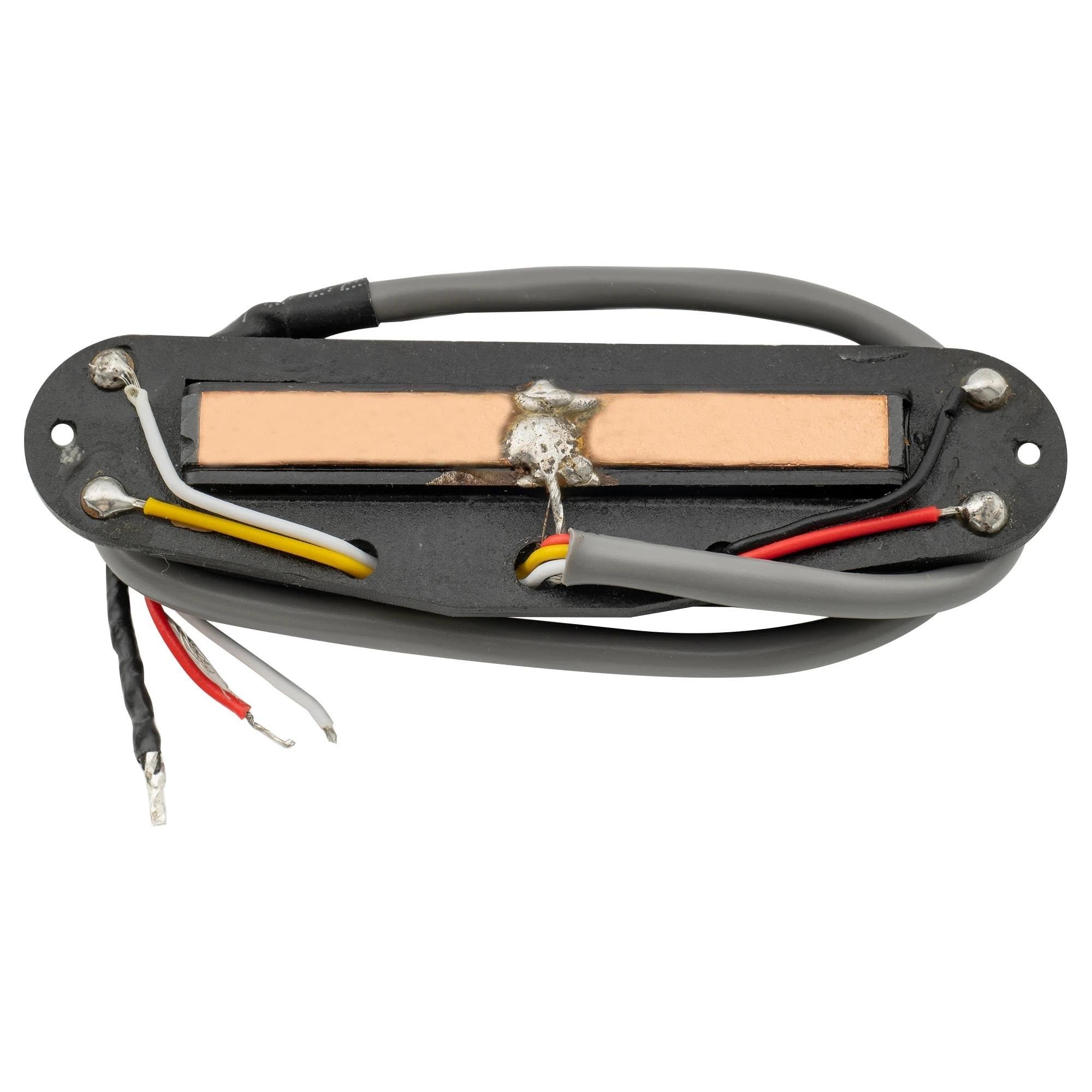 Ceramiczny przetwornik z pojedynczą cewką w kształcie humbuckera przy środkowym mostku czarna szyna Przetworniki Instrumentów Gitary Elektrycznej