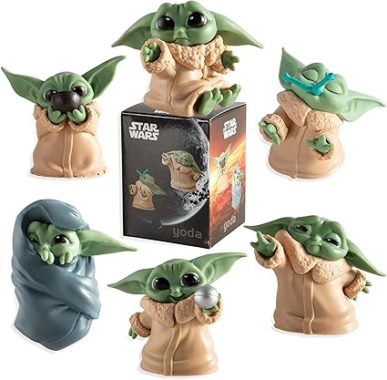 Dealmerryus Jouet Bebe Yoda 6 Pieces Ensemble Bebe Yoda Serie Figurine Jouet 5 8 Cm Mini Yoda Bebe Jouet Pour Cadeau Pour Enfants Amazon Fr Jeux Et Jouets