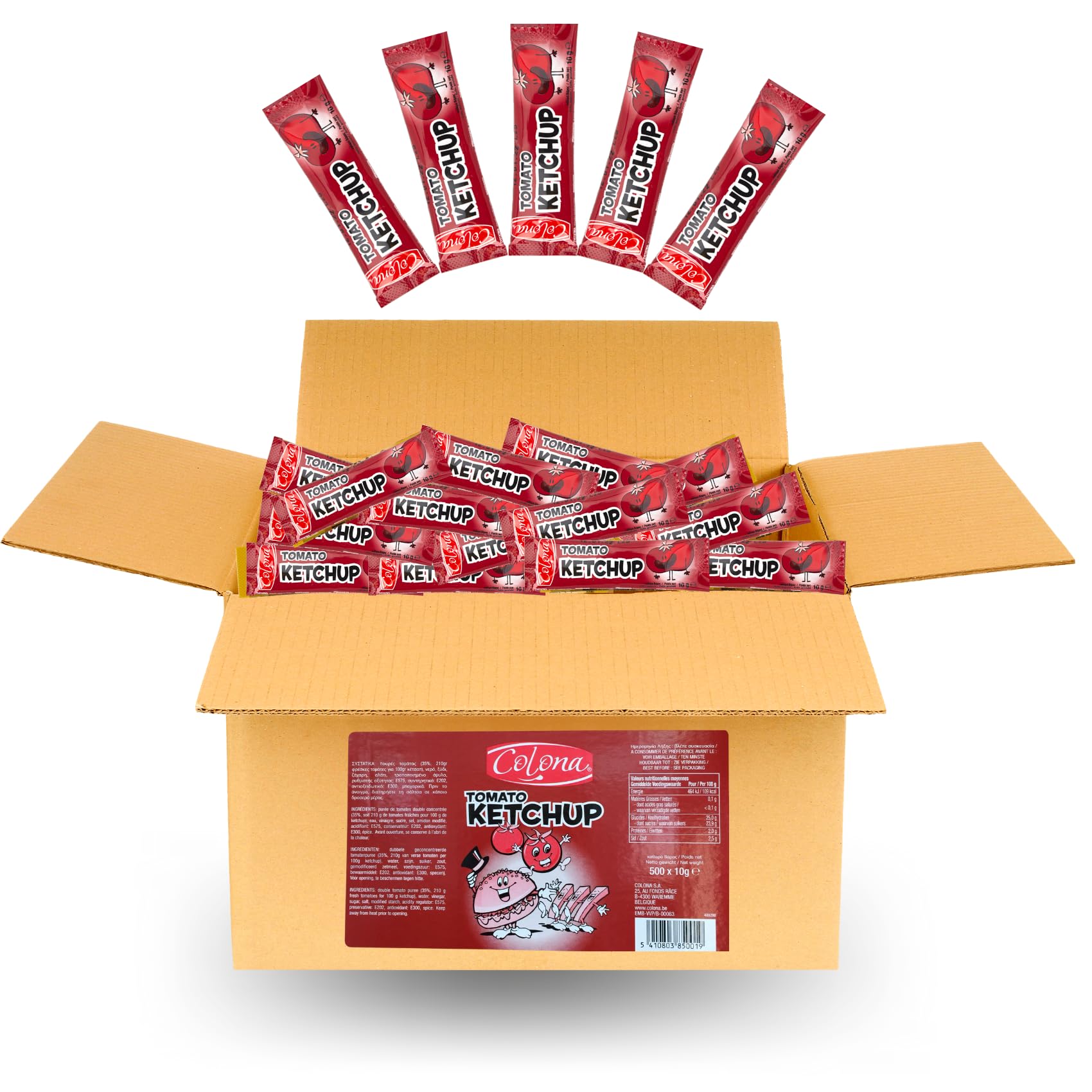 stick sauce Ketchup Colona 10g (500)