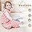 Yoofoss Baby Sleep Sack 6-12 Months Baby Wearable Blanket 100% Organic Cotton 2-Way Zipper TOG 0.5 Toddler Sleeping Sack, Lightweight Sleep Sacks for Babies