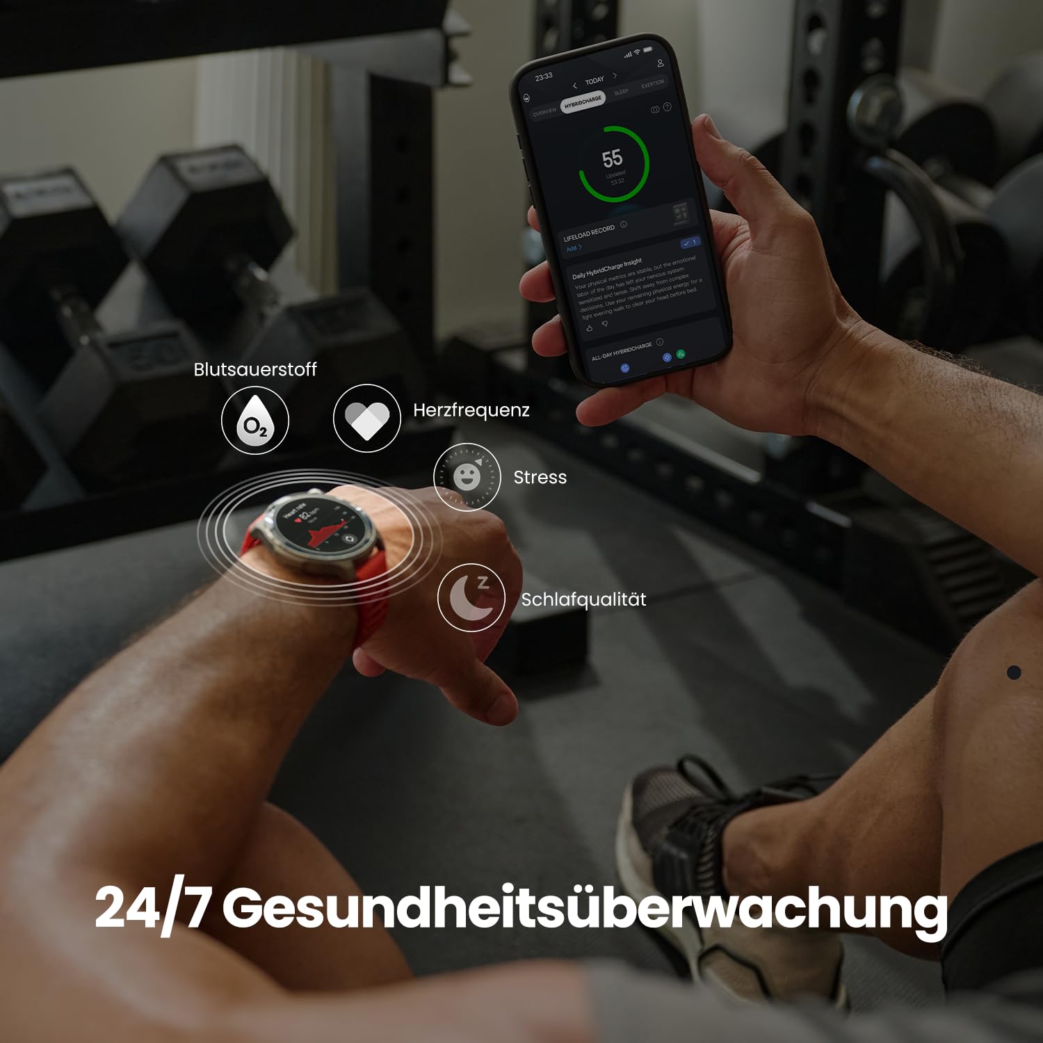 Amazfit Balance 2 Smartwatch 47mm 1.5'' AMOLED Sapphire Glass – Bild 5