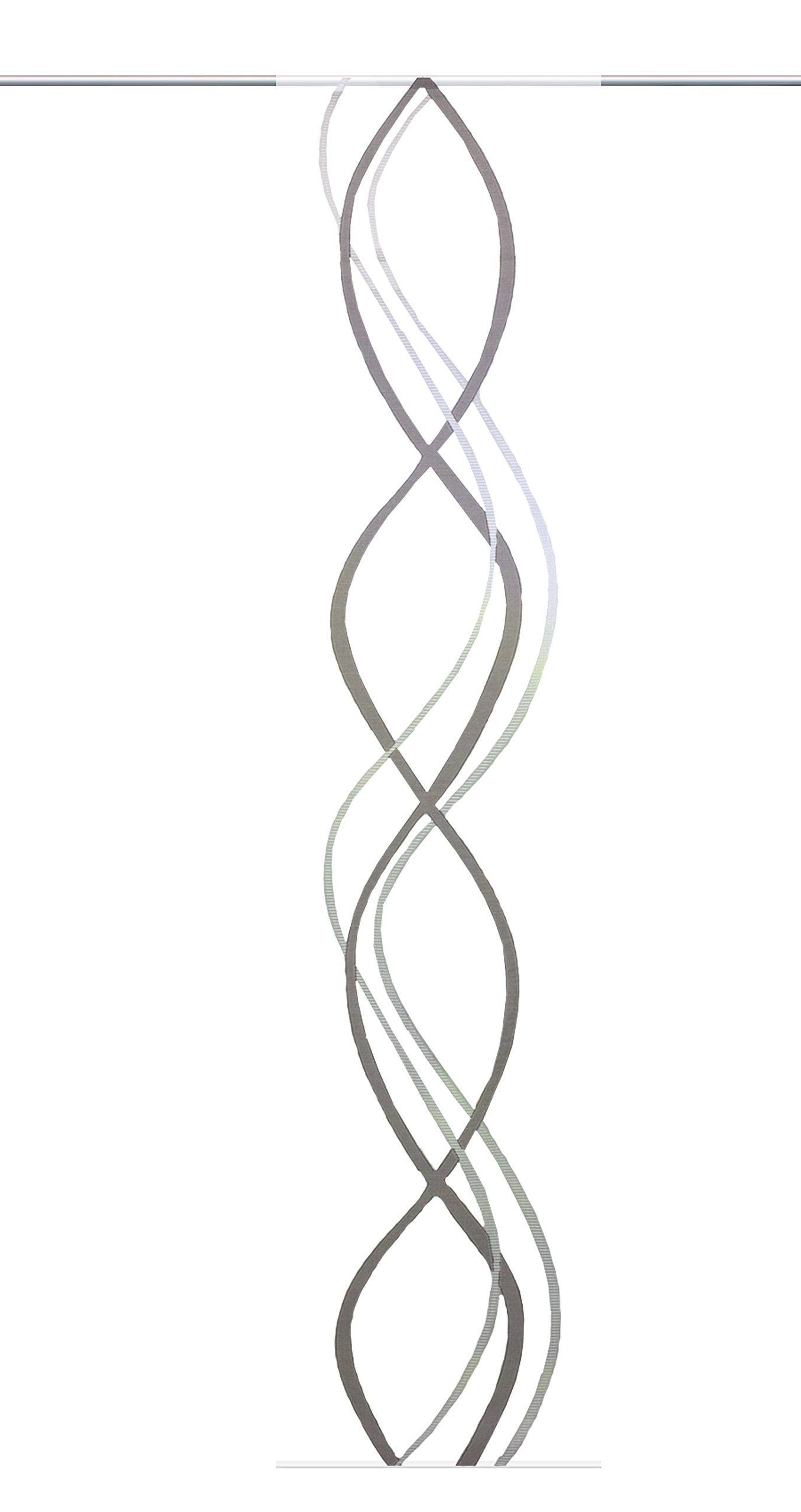 Panneau coulissant en lin polyester Scherli beige pour décoration zen