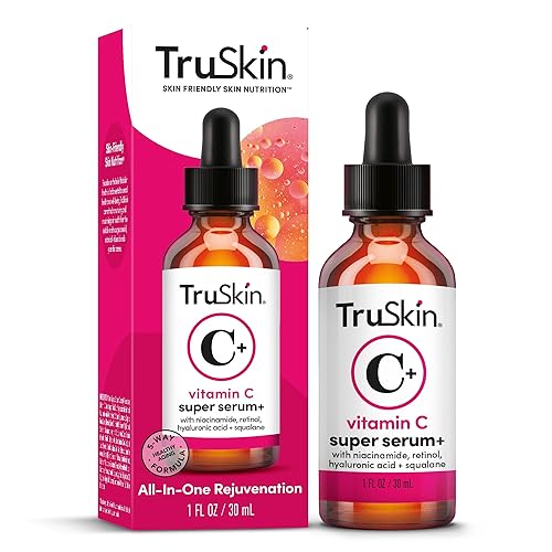 Miniatura 8 de TruSkin Super suero de vitamina C  niacinamida, retinol, ácido hialurónico y salicílico  Suero antienvejecimiento todo en uno para la cara  Mejora