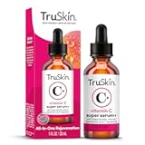 TruSkin Vitamin C Super Serum - Niacinamide, Retinol, Hyaluronic & Salicylic Acid - All-in-One Anti Aging Serum for Face – Improve Appearance of Dark Spots, Firmness for Brighter Looking Skin, 1 Fl Oz