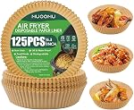 Air Linges de papier jetables Fryer pour les accessoires Ninja Dual Airfrier, Rectangulaire pour le four à micro-ondes (150PCS, 8.6in x 5.5in)