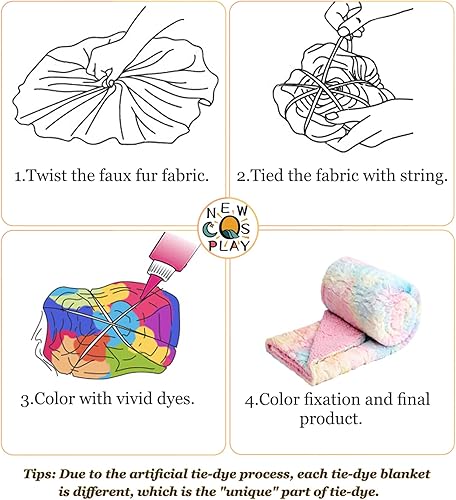 Miniatura 7 de NEWCOSPLAY - Manta de piel sintética súper suave con respaldo de sherpa, manta decorativa cálida y acogedora para habitación, sofá y piso (Gruesa -