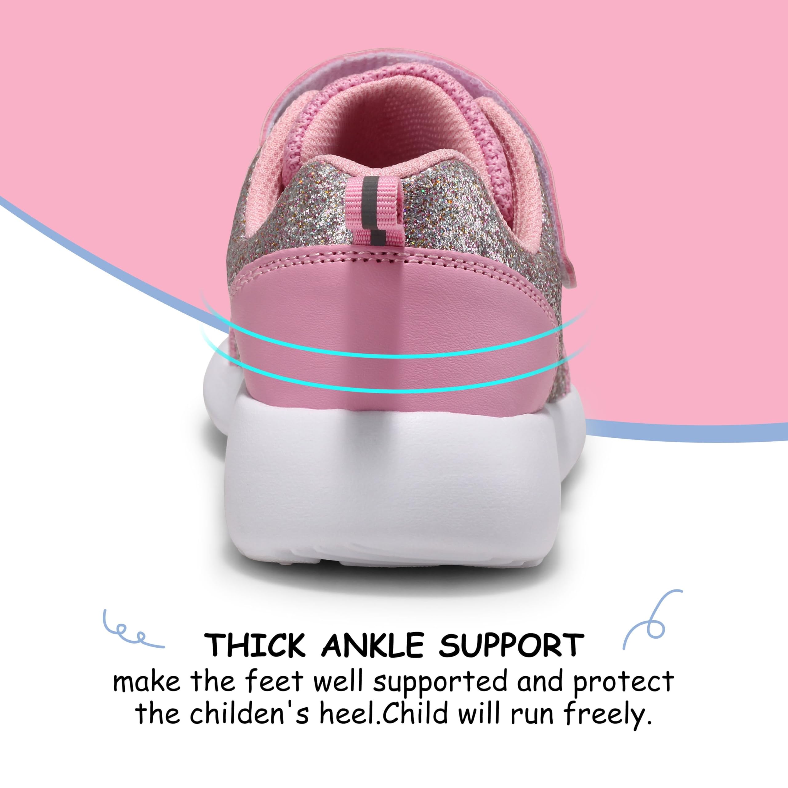 Harvest Land Zapatillas Niñas Deporte Transpirables Corre Ligero Antideslizante Tenis