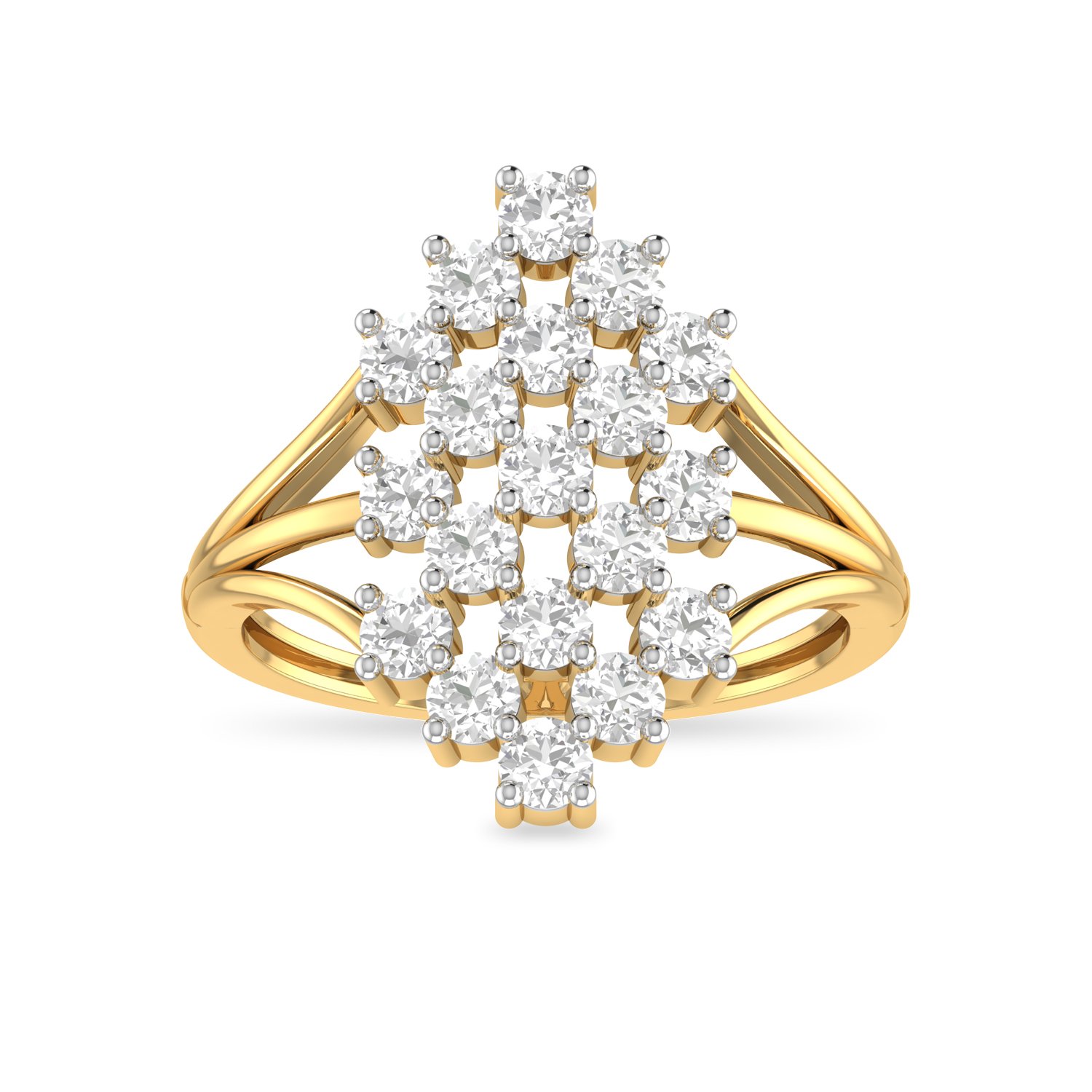 PC Jeweller The Cori 18KT Yellow Gold & Diamond Rings