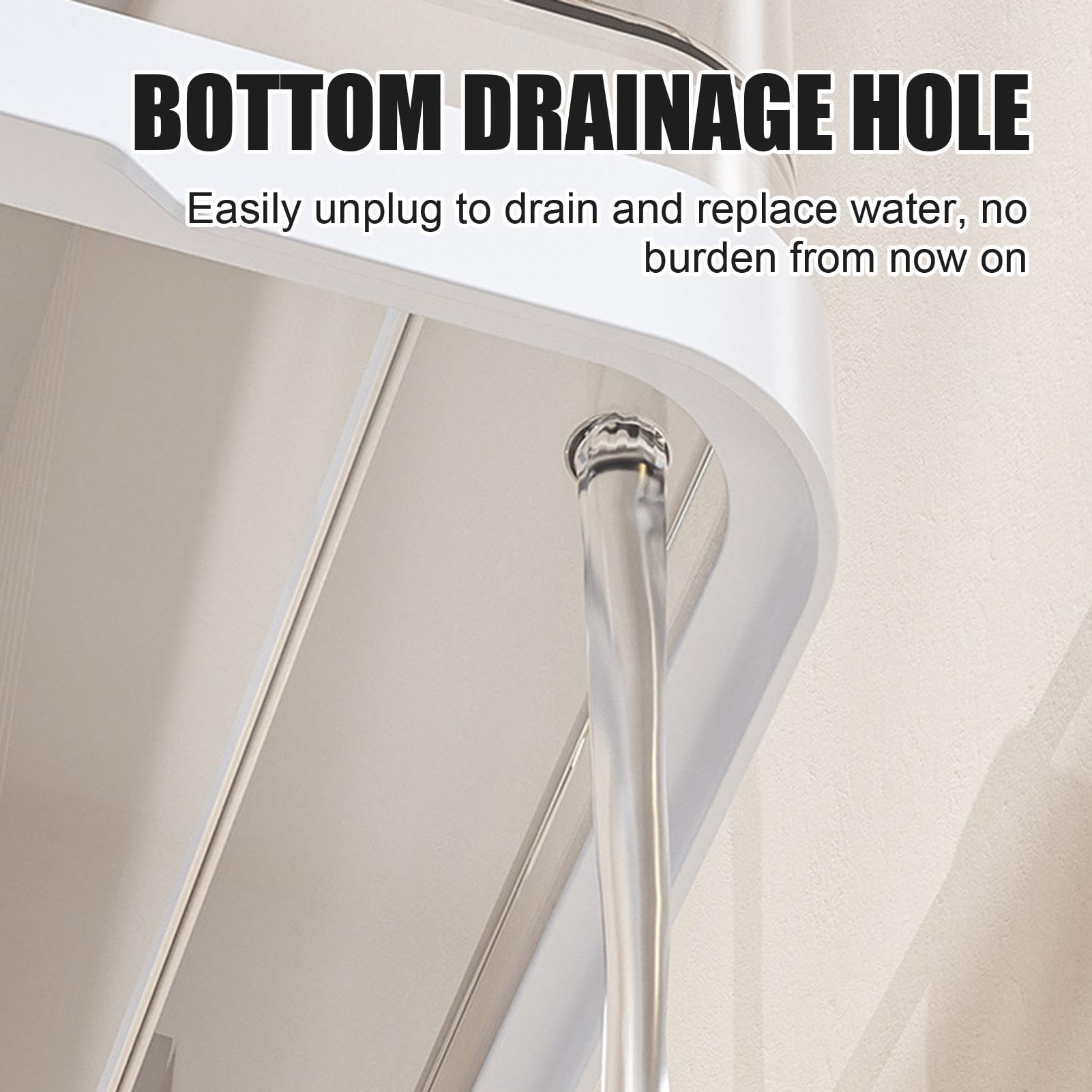 Acquario Per Tartarughe 40x18.5x22cm - Con Piattaforma Per Sole E Drenaggio - Habitat Per Rettili - Foto 4