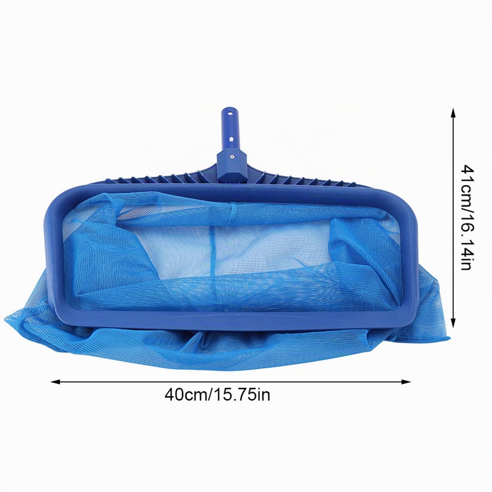 Piscina Leaf Skimmer Peso Leggero Sacchetto Profondo Strumento di Pulizia Foglia Rastrello Piscina Manutenzione Pulita per Piscina Paesaggio Stagno Vasca Spa Fontane