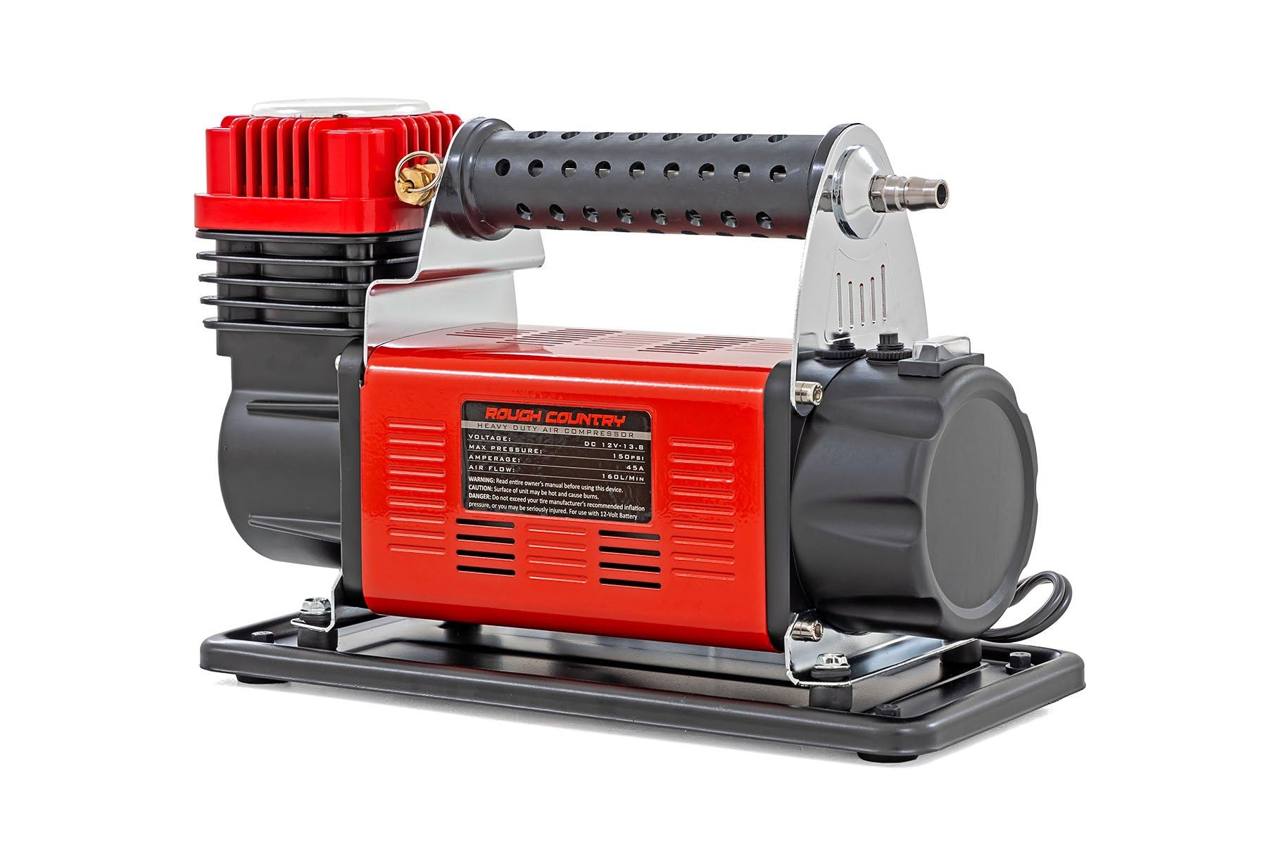 Rough Country Compresor de aire con funda de transporte | 12 V | 150 PSI | 5.65 CFM - RS200A