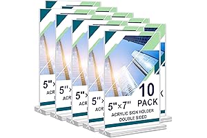 Acrylic Sign Holder 5x7 for Tabletops