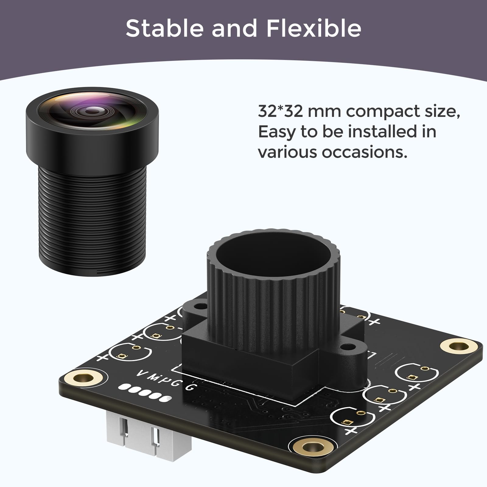 InnoMaker Kamera USB 2.0 UVC 720P z DFOV 120° - Dla Raspberry Pi, Jetson Nano, Sprzętu Embedded | Obsługa Windows, Linux, Mac OS, Android