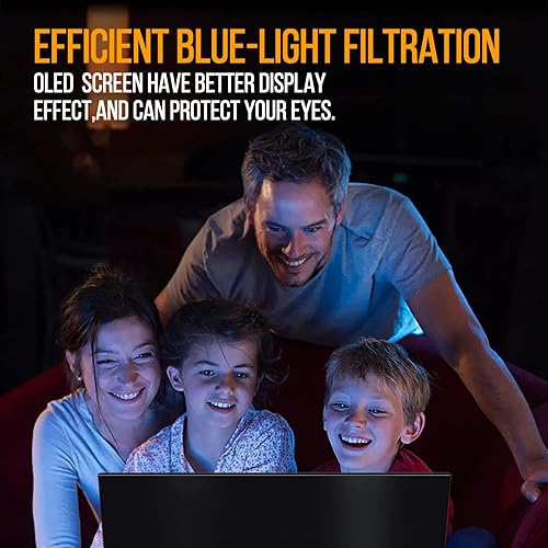 Miniatura 6 de Bimawen Monitor portátil de pantalla táctil OLED 4K de 13.3 pulgadas, monitor de viaje ultra delgado con soporte integrado, 400 liendres, 0.157 in